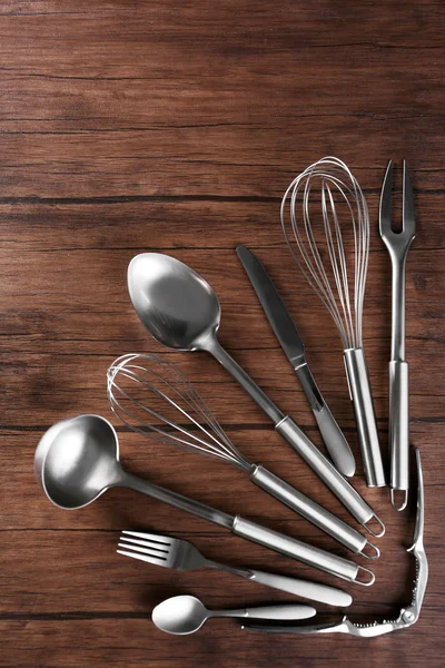 Set of kitchen stainless tools — Stock Photo, Image
