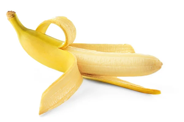 Halv skalad banan — Stockfoto