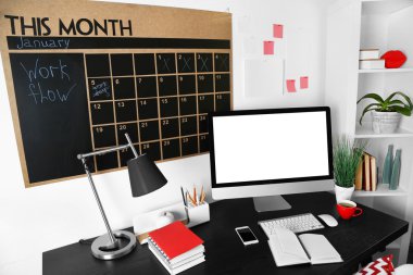 Çalışma alanı ile modern bilgisayar