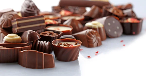 Assorted chocolate candies — Stock Photo, Image