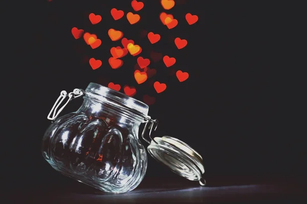 Milagre do amor do jarro de vidro — Fotografia de Stock