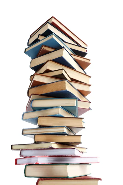 High stack of books — Stock Photo, Image