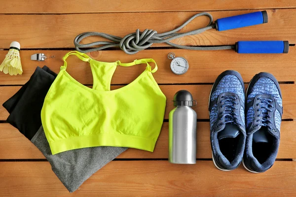 Sport materiaal en kleding — Stockfoto