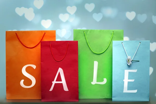 Word sale made with paper bags — Stock Photo, Image