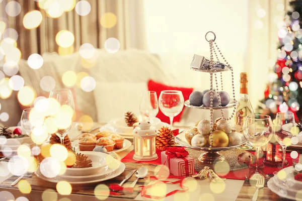 Christmas background decorated — Stock Photo, Image