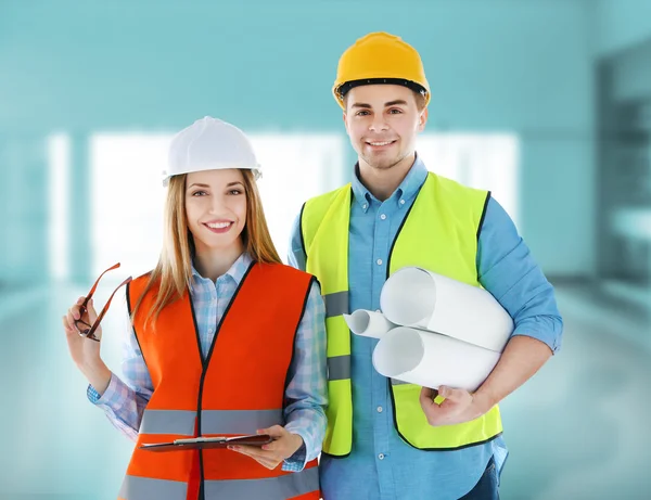Two architects at work — Stock Photo, Image