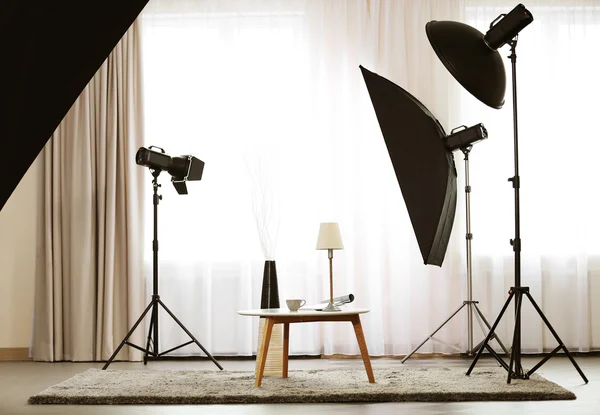 Photo studio with design interior — Stock Photo, Image