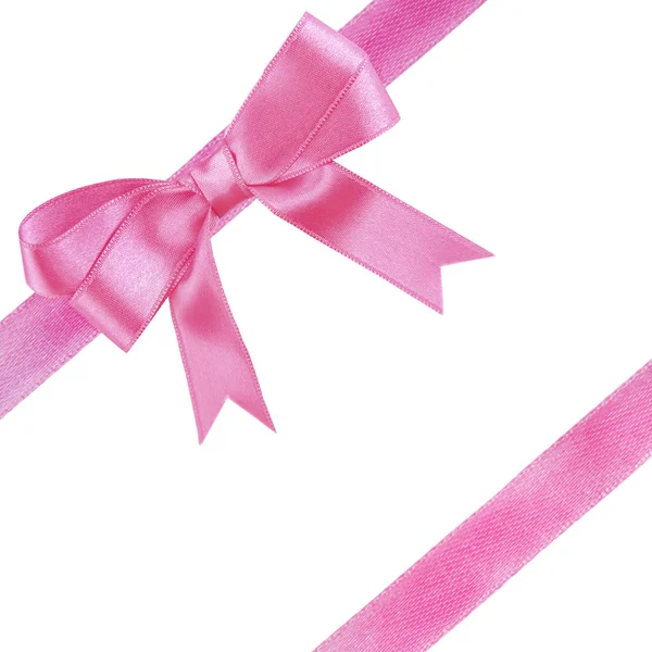 Roze diagonaal linten — Stockfoto