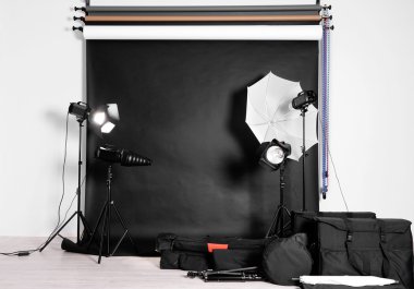 boş fotoğraf stüdyosu 