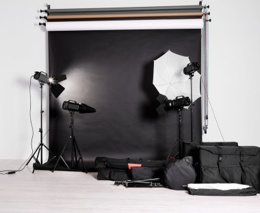 boş fotoğraf stüdyosu 