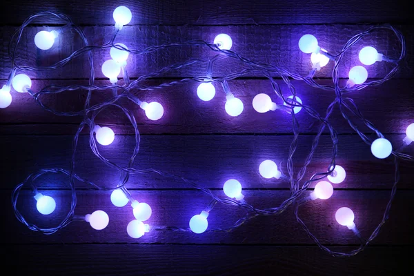 Elektrische Kerstmis garland — Stockfoto