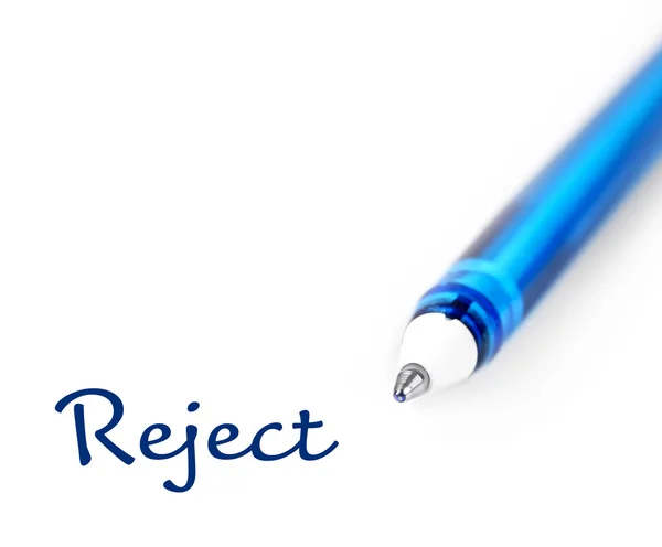 Blue pen isolated — Stock Photo, Image