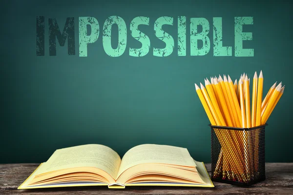 Palabra imposible transformada en posible —  Fotos de Stock