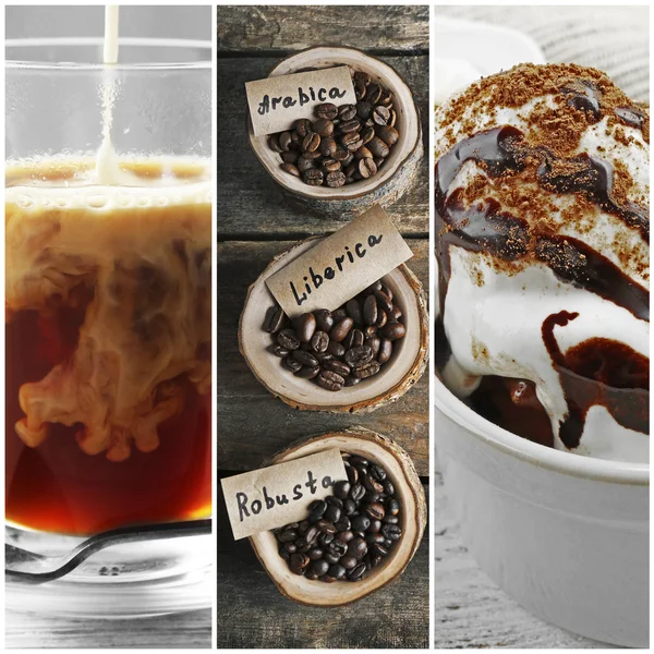 Café, collage temático —  Fotos de Stock