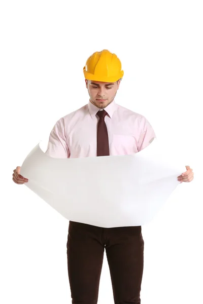 Young male construction engineer — Stock Photo, Image