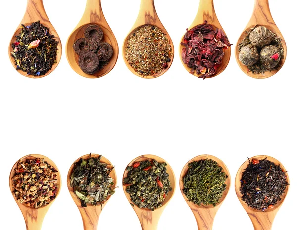 Set of different tea — Stock Photo, Image