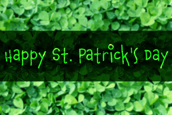 Feliz tarjeta del Día de San Patricio — Foto de Stock