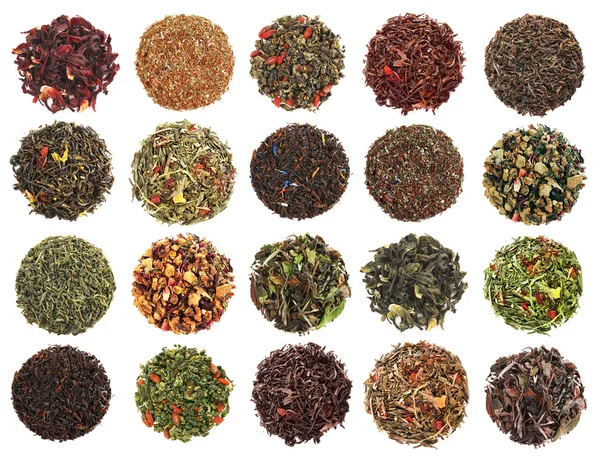 Conjunto de té diferente — Foto de Stock