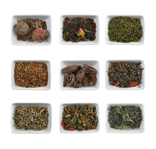 Set of different tea — Stock Photo, Image