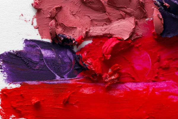 Vlekkerig kleurrijke lippenstift — Stockfoto