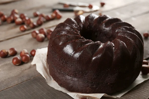 Chocolate muffin cake — Stock Photo, Image