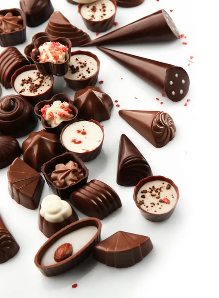 Assorted chocolate candies — Stock Photo, Image