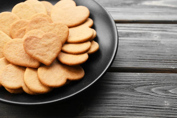 Biscotti a forma di cuore — Foto Stock