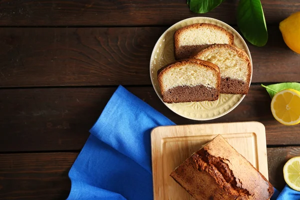 Delicious sweet cake bread — Stock Photo, Image