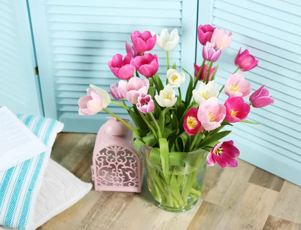 Bouquet di bellissimi tulipani — Foto Stock