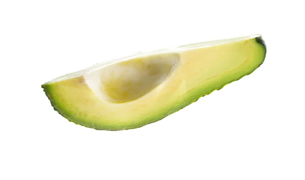 Geschnittene Avocado isoliert — Stockfoto