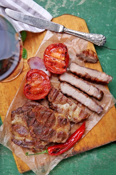 Gebratenes Rinderfilet — Stockfoto