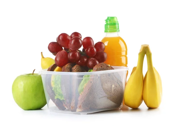 Pranzo scolastico sano — Foto Stock