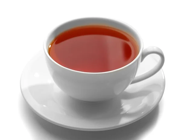 Xícara de chá isolado — Fotografia de Stock