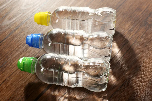 Bottled water on the  table — Stock Photo, Image