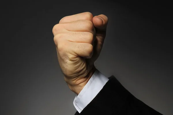 Male fist close up — Stock Photo, Image