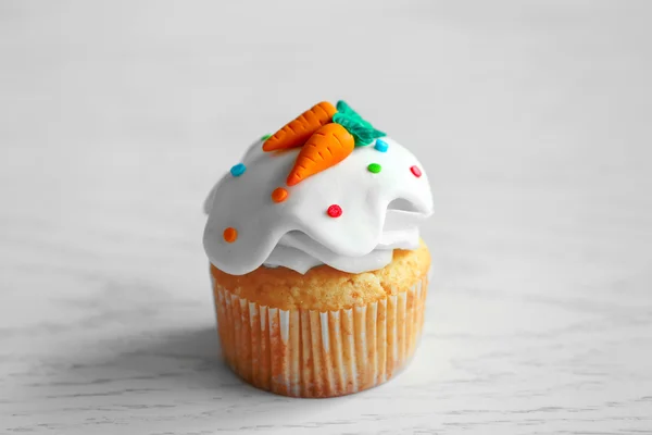 Cupcake di Pasqua sullo sfondo — Foto Stock