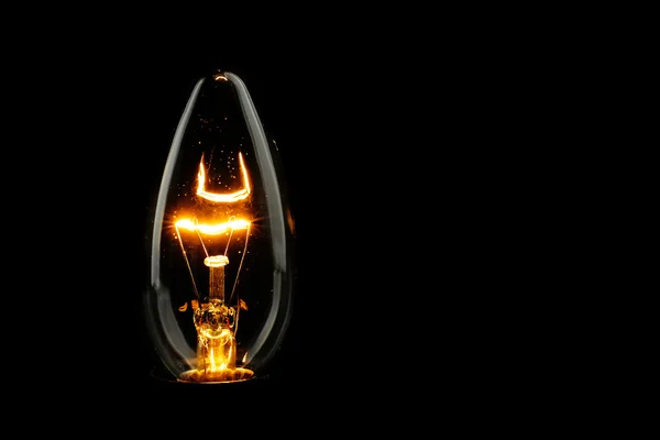 Illuminated light bulb — Stock Photo, Image