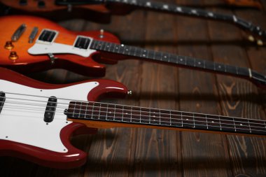 Elektrik gitar yakın çekim