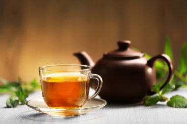 Çay ve çaydanlık.