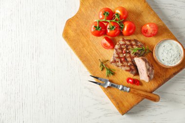 Lezzetli ızgara biftek