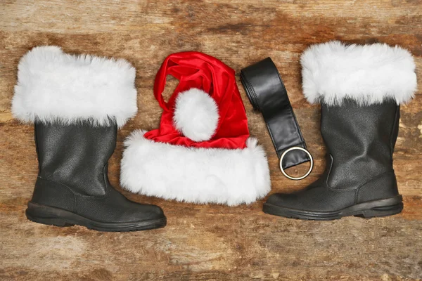 Santa claus kostuum — Stockfoto