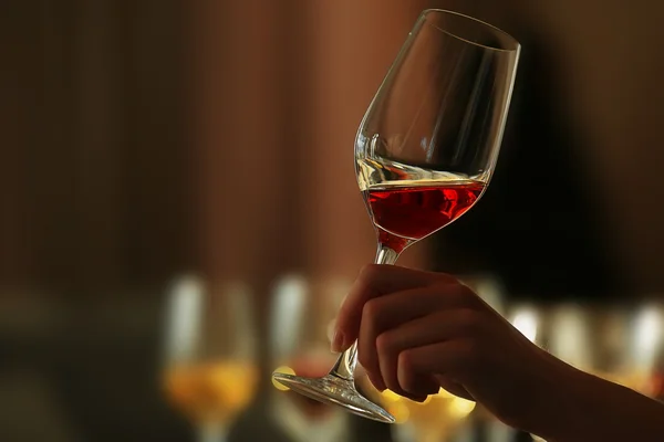 Бокал красного вина — стоковое фото