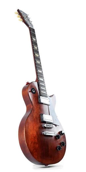 E-Gitarre auf weiß — Stockfoto