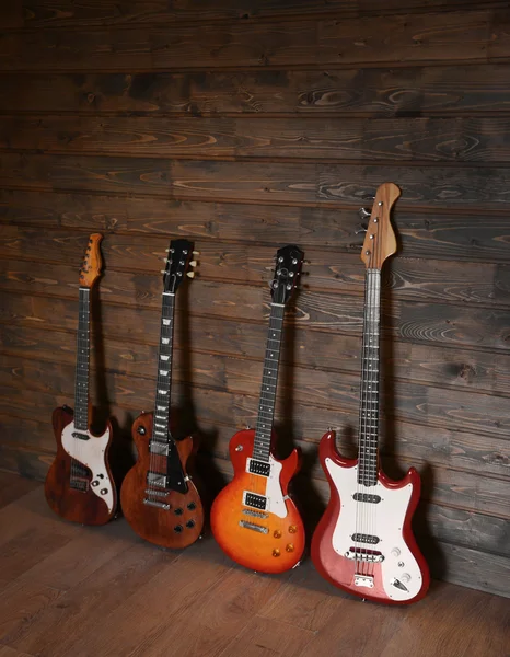 Four electric guitars — Stock Photo, Image