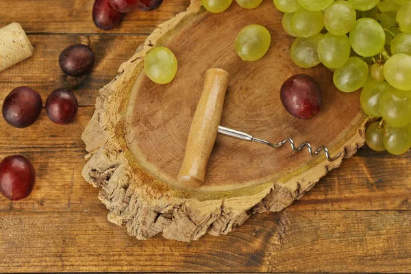 Rückenwind mit Trauben — Stockfoto