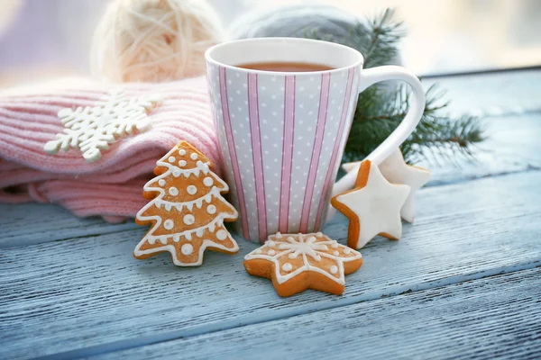 Becher Heißgetränk — Stockfoto