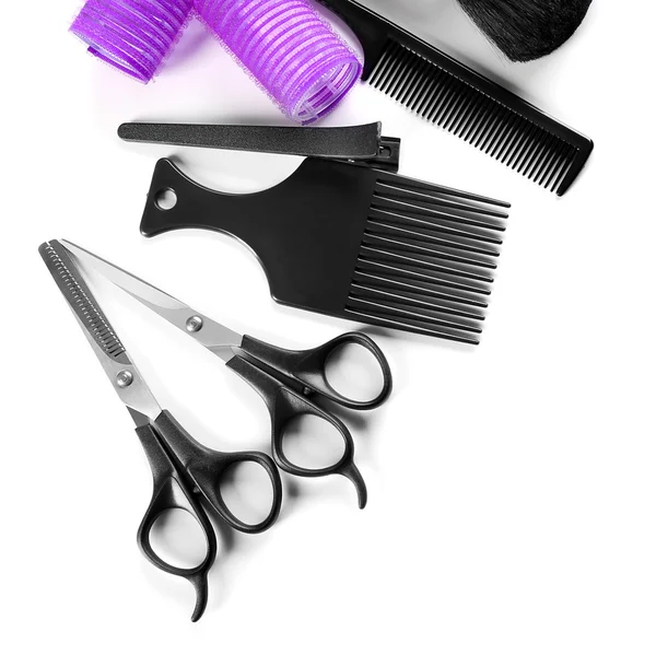 Barber set with tools — Stock Photo, Image