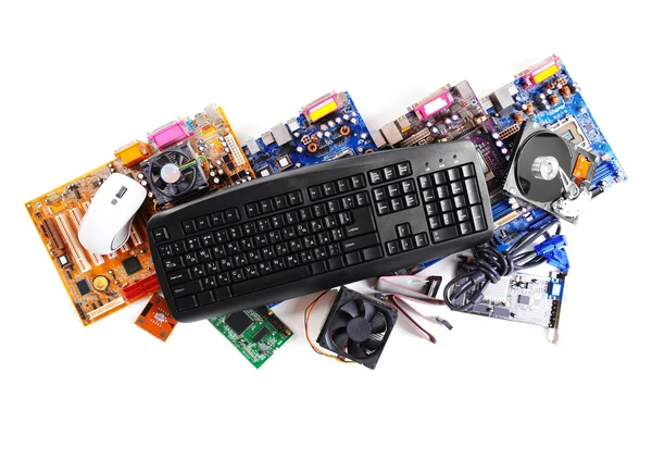 Set of computer parts — Stock Photo, Image