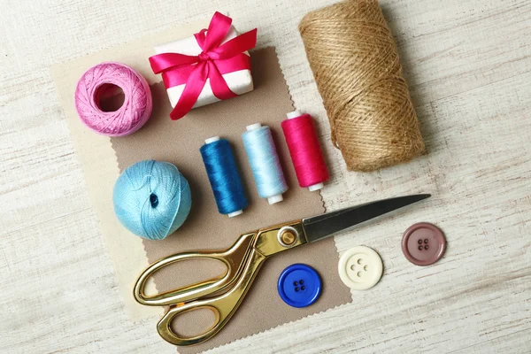 Sewing creative accessories — Stock Photo, Image