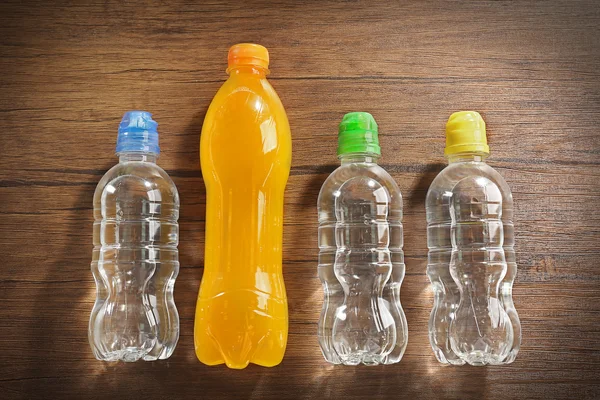 Bottled water on the  table — Stock Photo, Image